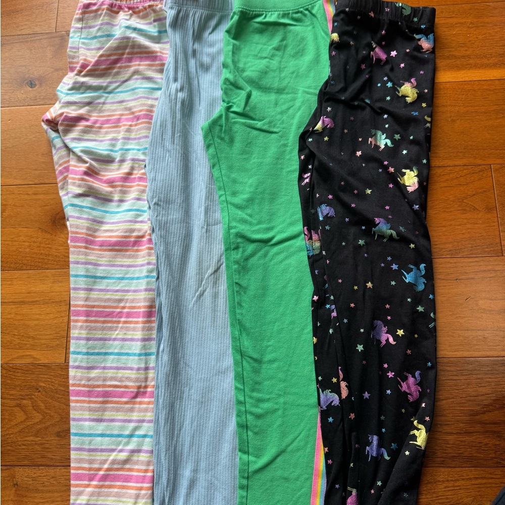 Cat & Jack Striped and Solid Legging Set-size 10/12